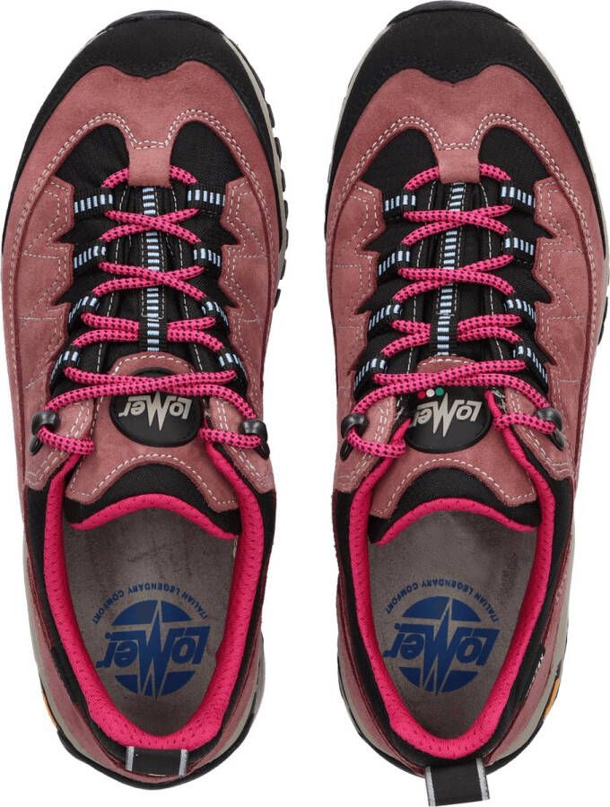 Lomer Sella II Sport MTX Wandelschoenen Brownrose Roze Suède 30042.B.05