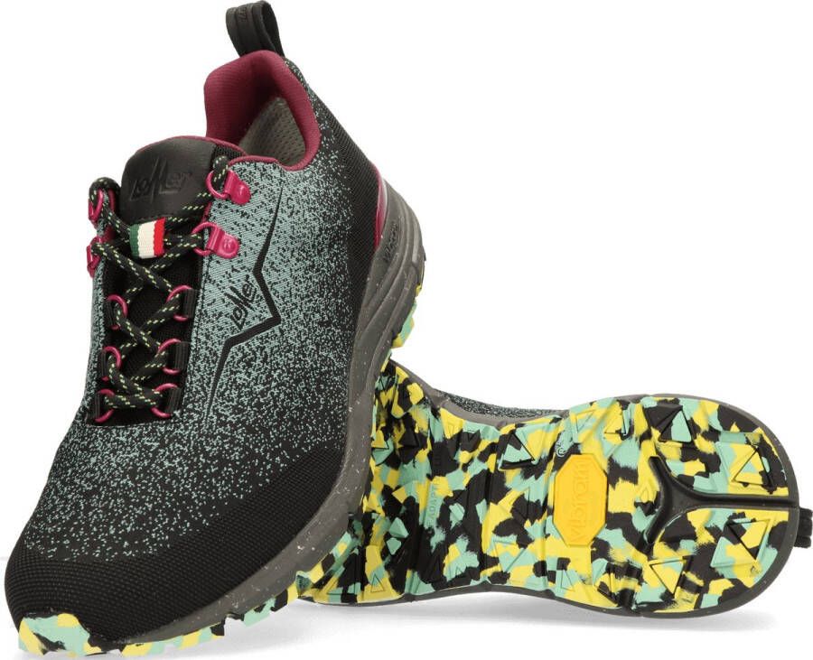 Lomer Spider Ultra MTX zwart groen wandelschoenen uni (40000.A.10)