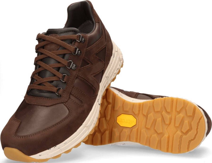 Lomer Vitality Fit Premium MTX Heren Wandelschoenen Brown Bruin Leer 60000.A.01