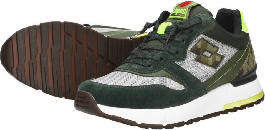 Lotto Leggenda Tokyo Ginza Camo Sneakers Laag groen