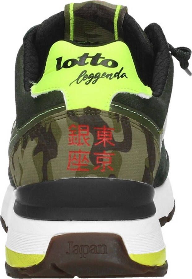 Lotto Leggenda Tokyo Ginza Camo Sneakers Laag groen