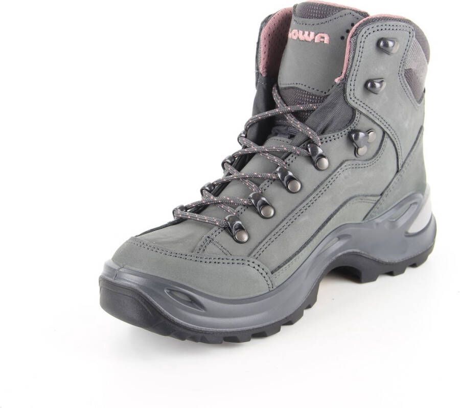 Lowa Hatland Renegade GTX Mid W wandelschoen Graphite rose Schoenen Wandelschoenen Halfhoge schoenen