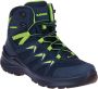 Lowa Hatland Innox Pro GTX Mid Junior Steelblue lime Schoenen Wandelschoenen Halfhoge schoenen - Thumbnail 2