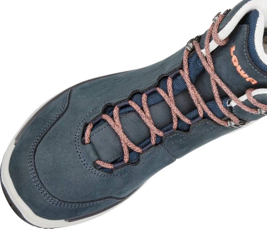 Lowa Locarno GTX Qc Ws Dames waterdichte mid wandelschoenen Navy Mandarin