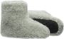 LuLu wonen LuLu- Merino Wollen sloffen pantoffels groen Antislip zool Laarsmodel Dames - Thumbnail 4