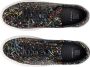 Lureaux Black Paintly Sneaker Kleurrijke Schoenen Voor Heren Veterschoenen Met Print - Thumbnail 4