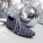 Lureaux Blue Breeze Kleurrijke Schoenen Voor Heren Veterschoenen Met Print - Thumbnail 13