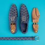 Lureaux Blue Breeze Kleurrijke Schoenen Voor Heren Veterschoenen Met Print - Thumbnail 4