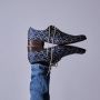 Lureaux Blue Breeze Kleurrijke Schoenen Voor Heren Veterschoenen Met Print - Thumbnail 10