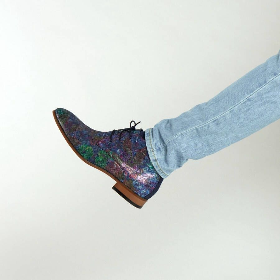 Lureaux Colorful Wizard Kleurrijke Schoenen Voor Heren Veterschoenen Met Print - Foto 9