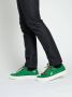 Lureaux Green Froggy Sneaker Kleurrijke Schoenen Voor Heren Veterschoenen Met Print - Thumbnail 14