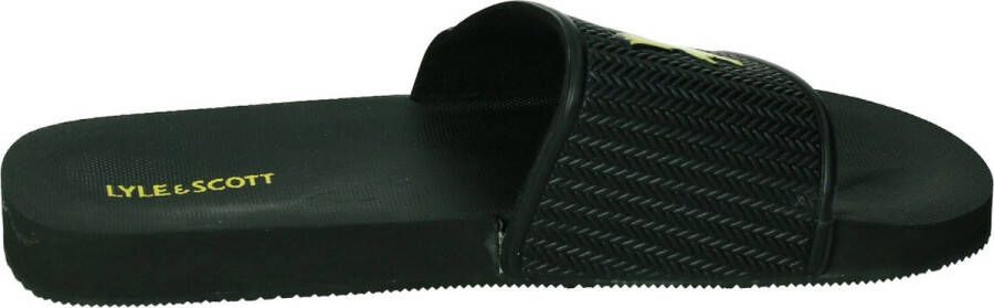 Lyle & Scott Easy Slide Badslippers Heren Zwart