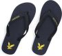 Lyle & Scott Flip Flop Badslippers Slippers flip flops Heren Blauw - Thumbnail 6