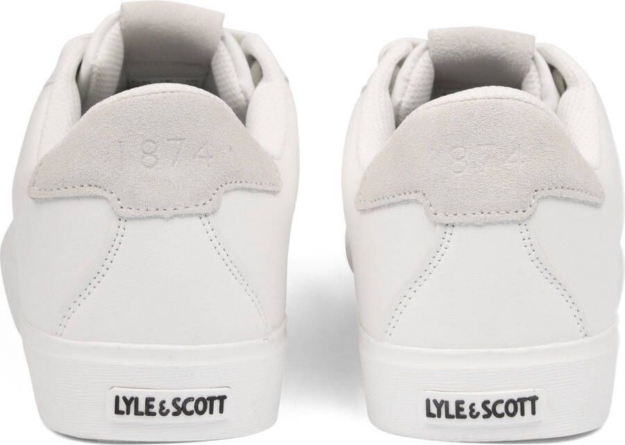 Lyle & Scott Lyle and Scott Whitburn Sneaker Wit Leer Heren