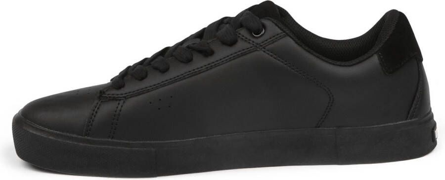 Lyle & Scott Lyle and Scott Whitburn Sneaker Zwart Leer Heren