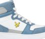 Lyle & Scott sneakers blauw wit Jongens Imitatieleer Meerkleurig 30 - Thumbnail 9