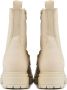 Mace Vrouwen Nubuck Enkellaarsjes Laarzen Damesschoenen P7278ASS Beige - Thumbnail 3