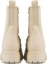 Mace Vrouwen Nubuck Enkellaarsjes Laarzen Damesschoenen P7278ASS Beige - Thumbnail 3