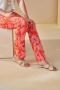 Mace Slippers Dames Sandalen Instappers Damesschoenen Leer Blokhak M1118 Gebroken wit - Thumbnail 8