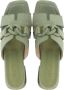 MACE Slippers Dames M1119 Nub Maat: 37 Materiaal: Nubuck Kleur: Groen - Thumbnail 5