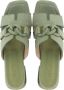 Mace Slippers Slides Dames M1119 nub Groen - Thumbnail 5