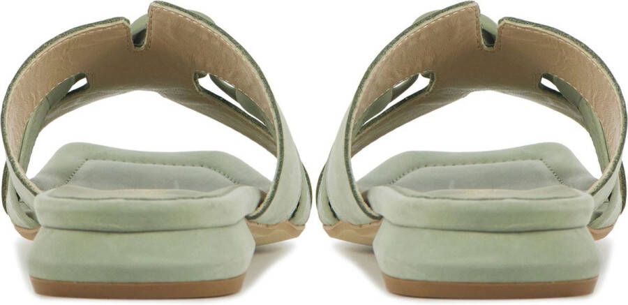 Mace Slippers Slides Dames M1119 nub Groen