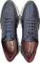 Maglieriapelle Ferro Shoes Heren Sneakers LOGAN Donkerblauw Echt leder - Thumbnail 3