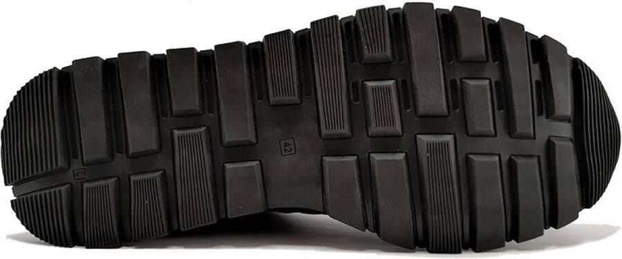 Maglieriapelle Ferro Shoes Heren Sneakers LOGAN Donkerblauw Echt leder