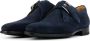 Magnanni Instappers Heren Gespschoenen Herenschoenen Suède 16618 Blauw combi - Thumbnail 6