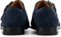 Magnanni Instappers Heren Gespschoenen Herenschoenen Suède 16618 Blauw combi - Thumbnail 7