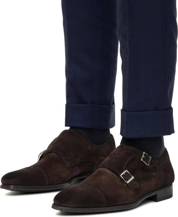 Magnanni Gespschoenen Mannen 16016 Bruin combi