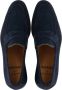 Magnanni Instappers Heren Instapschoenen Herenschoenen Suède 24412 Blauw - Thumbnail 8