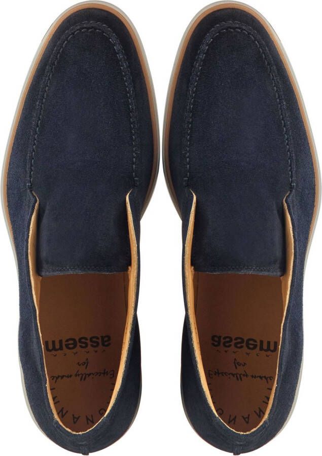 Magnanni Instappers Heren Instapschoenen Herenschoenen Suède 25121 Blauw