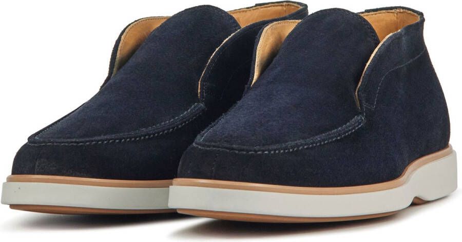 Magnanni Instappers Heren Instapschoenen Herenschoenen Suède 25121 Blauw