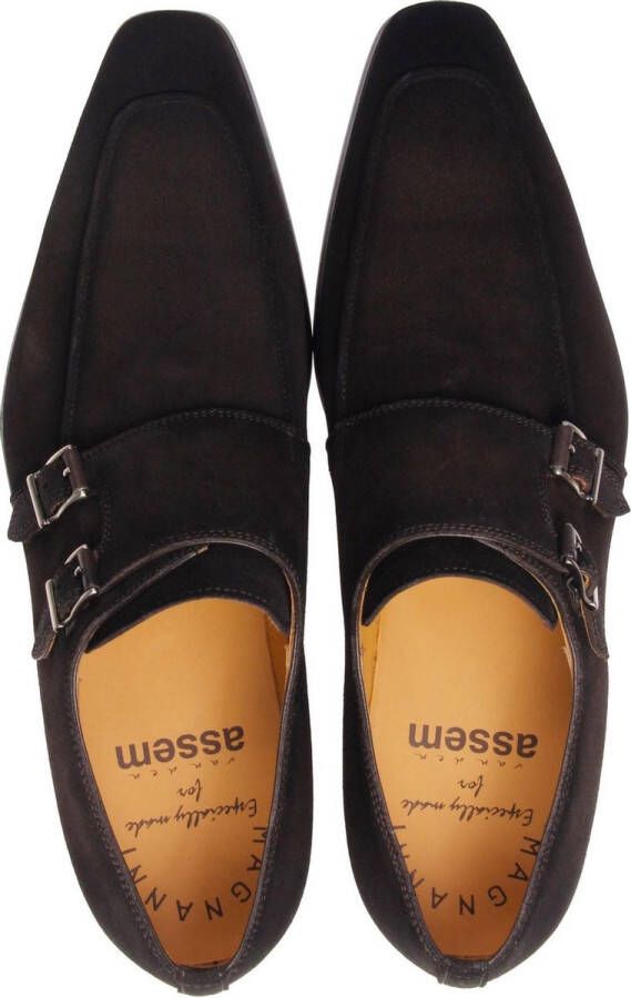 Magnanni Mannen Suède Gespschoenen Herenschoenen Instapper 23696 Bruin
