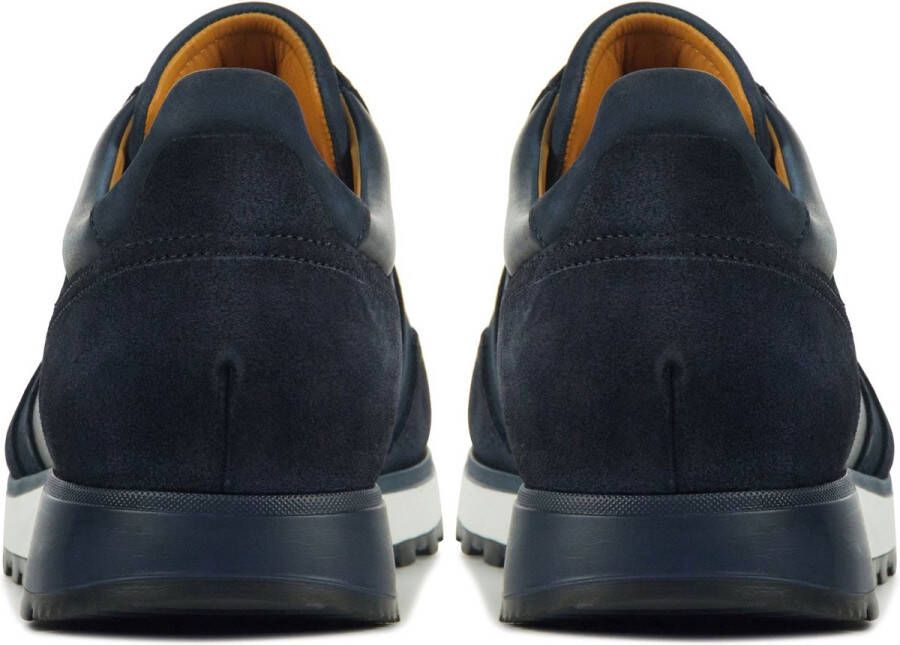 Magnanni Sneakers Heren Lage sneakers Herenschoenen Leer 23933 Blauw