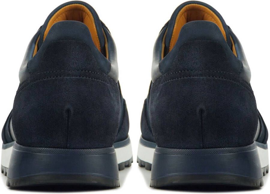 Magnanni Sneakers Heren Lage sneakers Herenschoenen Leer 23933 Blauw