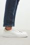 Magnanni Sneakers Heren Lage sneakers Herenschoenen Leer 24720 Wit - Thumbnail 3