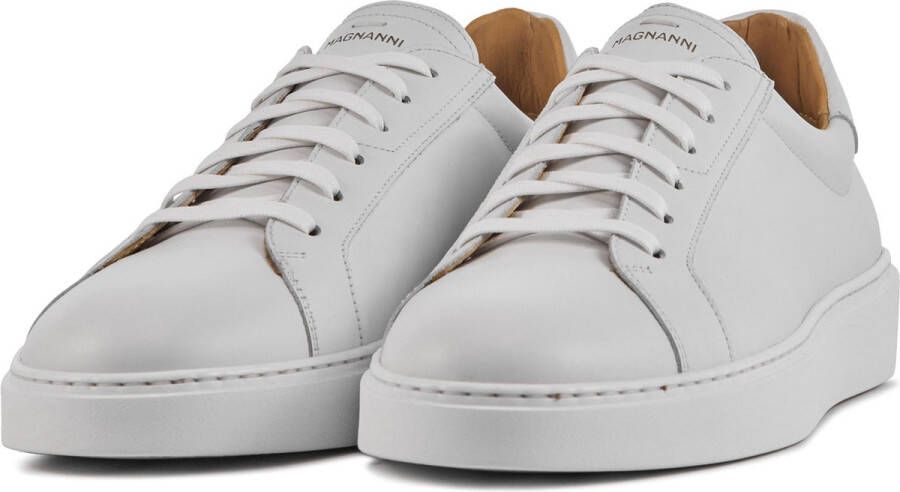 Magnanni Sneakers Heren Lage sneakers Herenschoenen Leer 24720 Wit