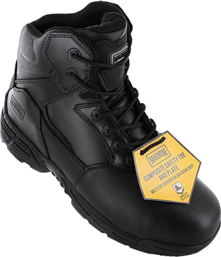 magnum Stealth Force 6.0 Leather S3 Herren Inzetlaarzen Veiligheidslaarzen Boots Zwart M801429