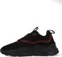 Malelions Men Mesh Runner Lage sneakers Leren Sneaker Heren Zwart - Thumbnail 7