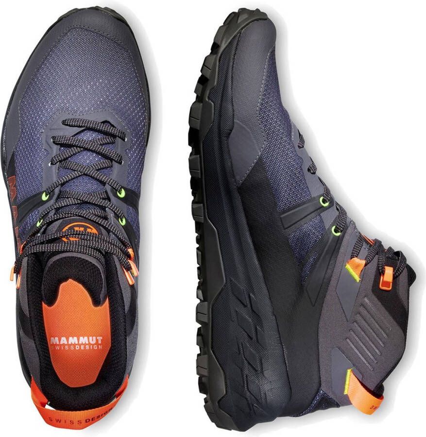 Mammut Sertig II Mid Goretex Wandelschoenen Dark Titanium Vibrant Orange Heren - Foto 5