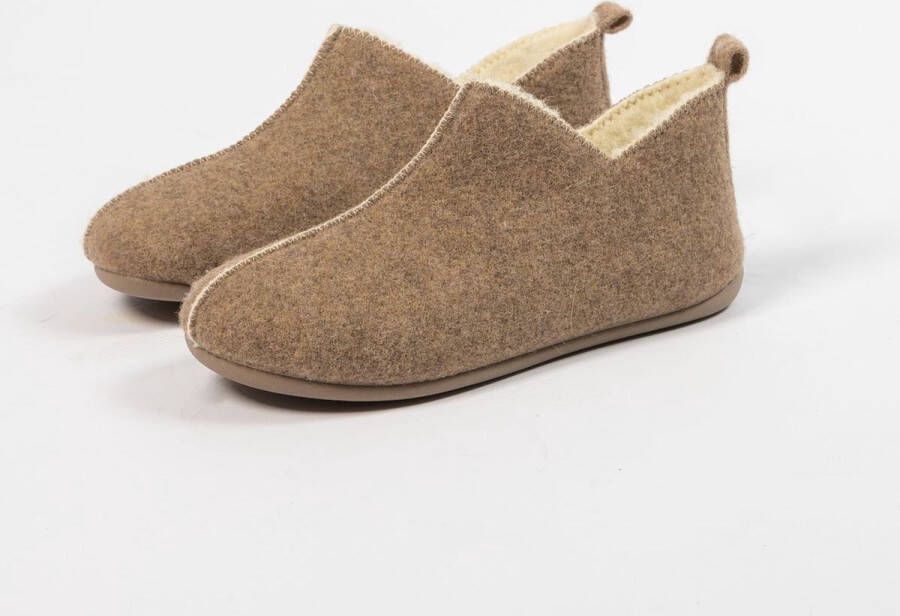 Manfield Dames Beige pantoffels