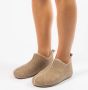 Manfield Dames Beige pantoffels - Thumbnail 7