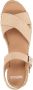 Manfield Dames Beige sandalen met suède banden - Thumbnail 3