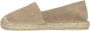 Manfield Dames Beige suède espadrilles - Thumbnail 5