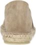 Manfield Dames Beige suède espadrilles - Thumbnail 6