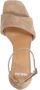 Manfield Dames Beige suède sandalen met hak - Thumbnail 5