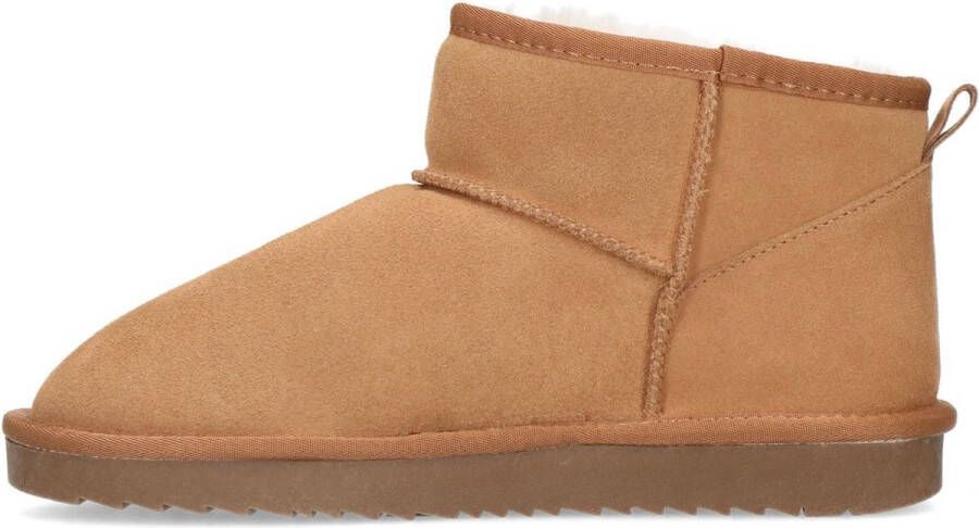 Manfield Dames Cognac suède boots