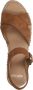 Manfield Dames Cognac suède sandalen - Thumbnail 6